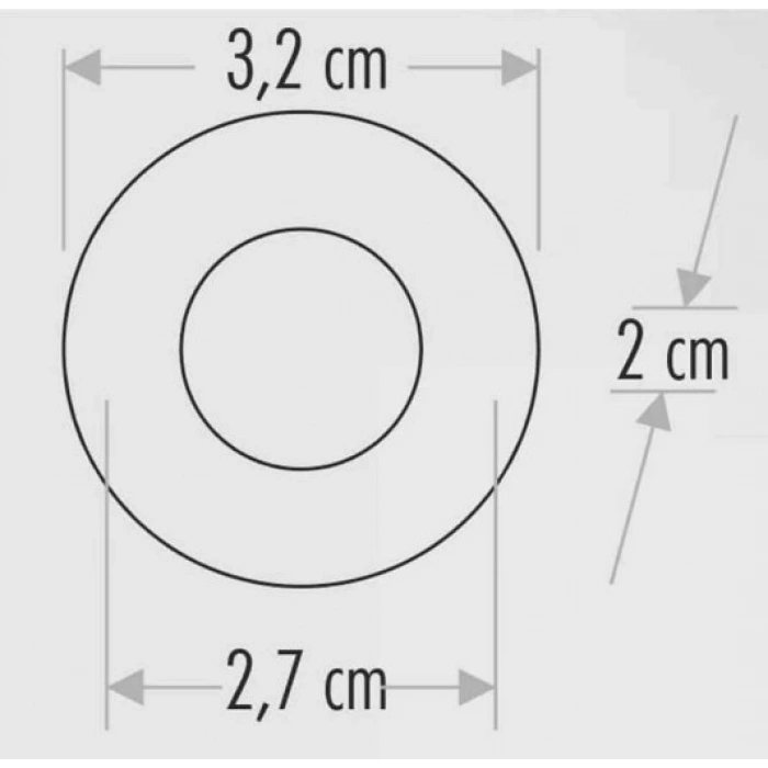 CATA 1,5 W LEDLİ PARMAK  SPOT GÜNIŞIĞI