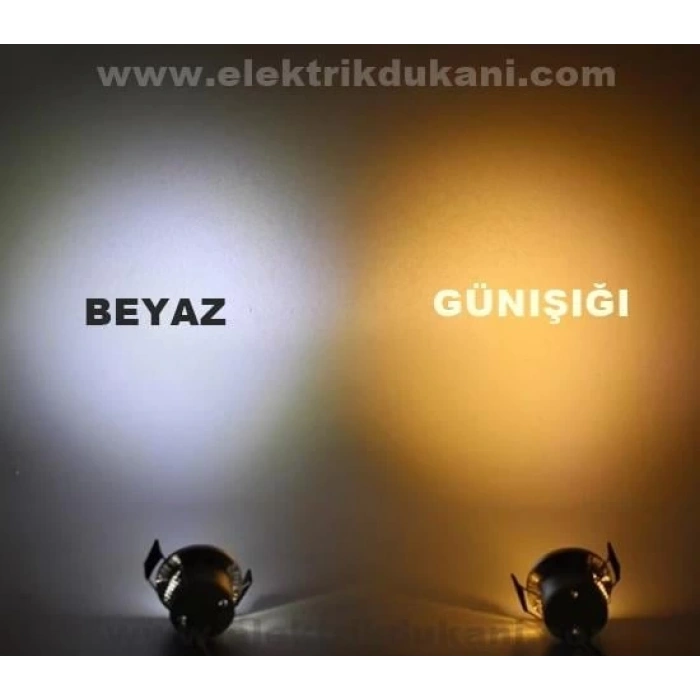 CATA 1,5 W POWER LED YILDIZ SPOT SİYAH 3500K