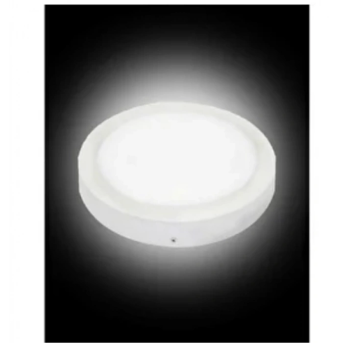 CATA 18W Yuvarlak Sıva Üstü Led Panel 6500K Beyaz Kasa