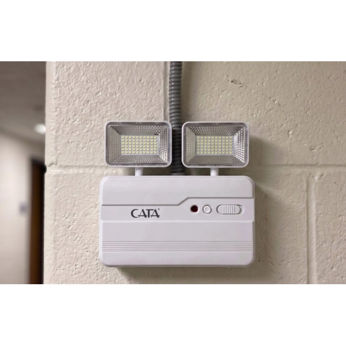 CATA 2x10 Watt Acil Aydınlatma Nil Şarjlı Armatür Işıldak 2 Kademe 6400k 220 Volt IP20