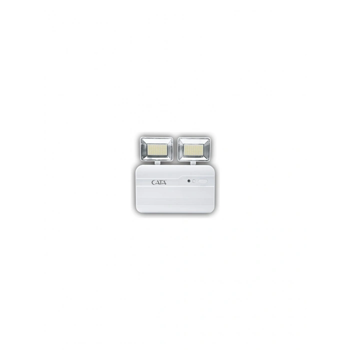 CATA 2x5 Watt Nil Acil Aydınlatma Şarjlı Armatür Işıldak 2 Kademe 6400k 220 Volt IP20