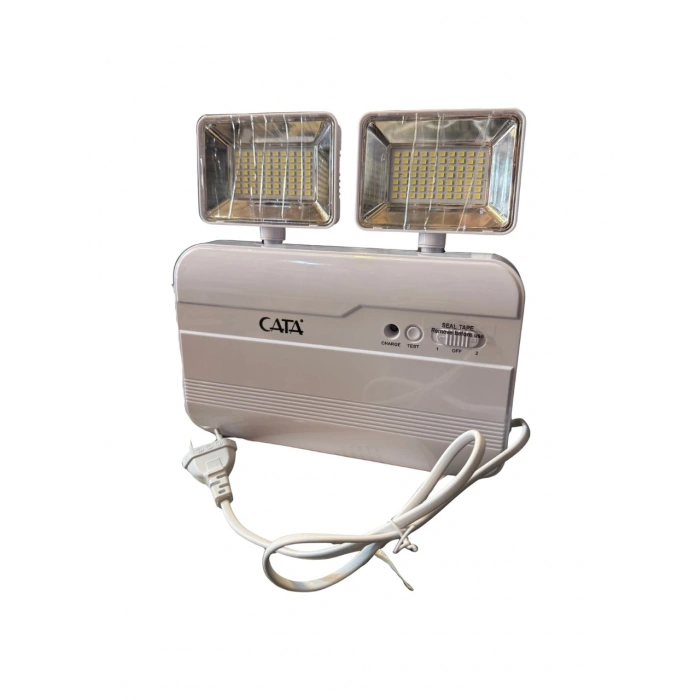 CATA 2x5 Watt Nil Acil Aydınlatma Şarjlı Armatür Işıldak 2 Kademe 6400k 220 Volt IP20