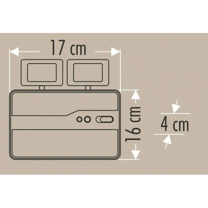 CATA 2x5 Watt Nil Acil Aydınlatma Şarjlı Armatür Işıldak 2 Kademe 6400k 220 Volt IP20