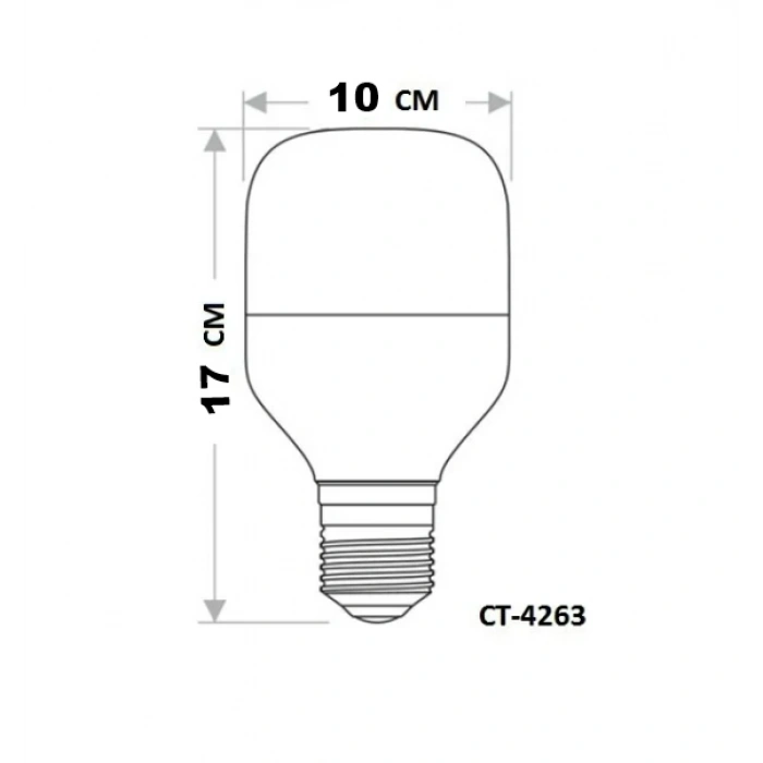CATA 35W E-27 Torch Led Ampul Bulb 6500K Beyaz Işık