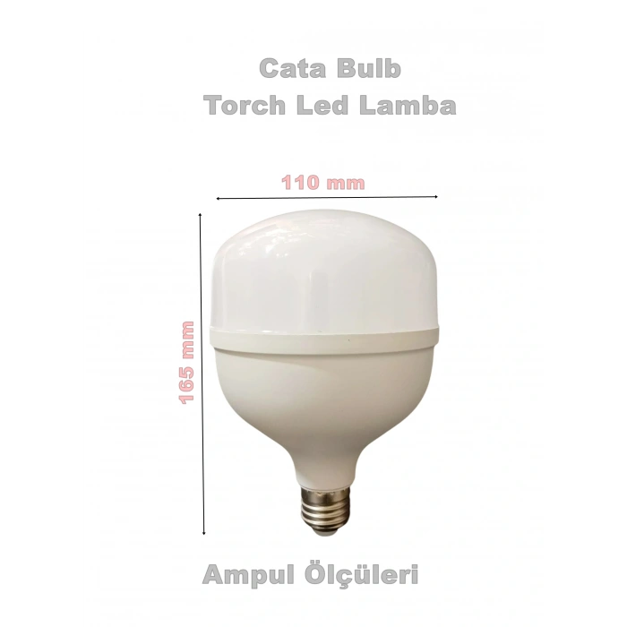 CATA 45W E-27 Torch Led Ampul Bulb 6400K Beyaz Işık 220v 4900lm