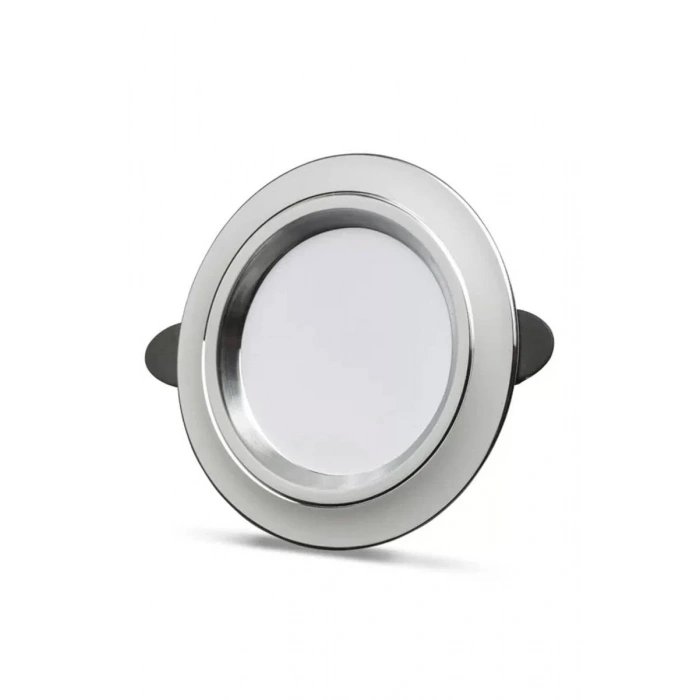 CATA 6W Zebra Beyaz-Krom 3 Renk Led Spot S. A. 6400+4000+3200K Sıva Altı