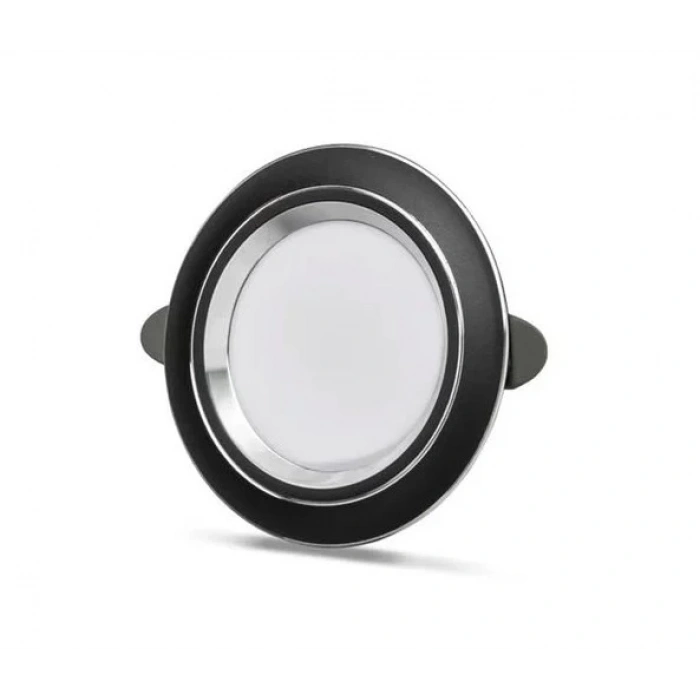 CATA 6W Zebra Siyah-Krom 3 Renk Led Spot S. A. 6400+4000+3200K Sıva Altı