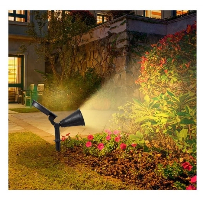 CATA 7W GÜNIŞIĞI Solar Bahçe Armatürü Çim Kazıklı (Güneş Enerji Şarjlı)