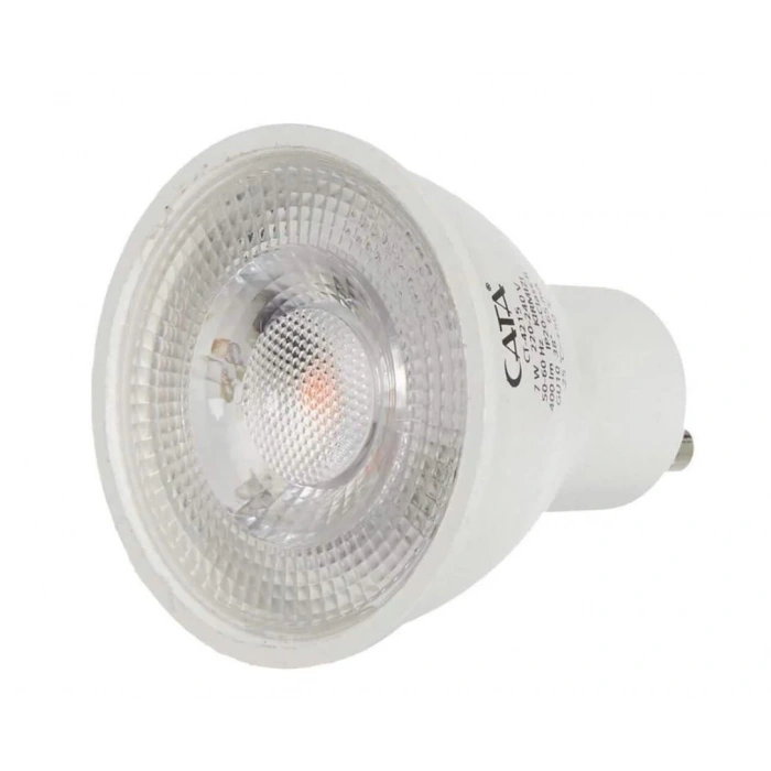 CATA 7w KIRMIZI GU10 Duylu Çanak Led Spot Ampul (Starter Duylu) 220 Volt 8 Watt