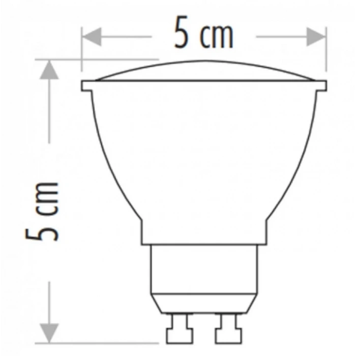 CATA 7w KIRMIZI GU10 Duylu Çanak Led Spot Ampul (Starter Duylu) 220 Volt 8 Watt