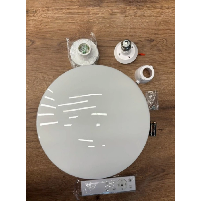 CATA Dolunay Fan Gizli Açılır Hayalet Pervaneli 72w Ledli E-27 Duy a Takılabilen 3 Kanatlı Kumandalı Tavan Vantilatörü