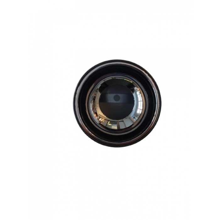 CATA Foça Siyah-Platin Yuvarlak Sıva Üstü Armatür GU-10 Duylu (Ampulsüz)