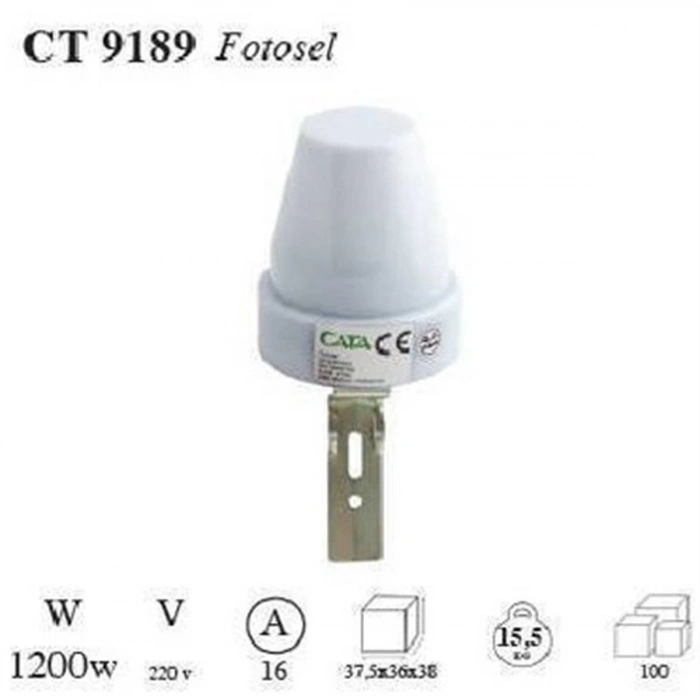 CATA Fotosel Role 10A Gece Gündüz Algılama Rölesi IP65