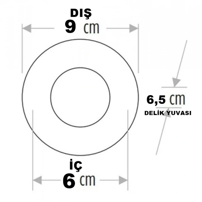 CATA Gardenya Dekoratif Cam Spot Yuvarlak Kristal Krom 3w Efektli 4000K GU10 (Duy Ampul Hariç)
