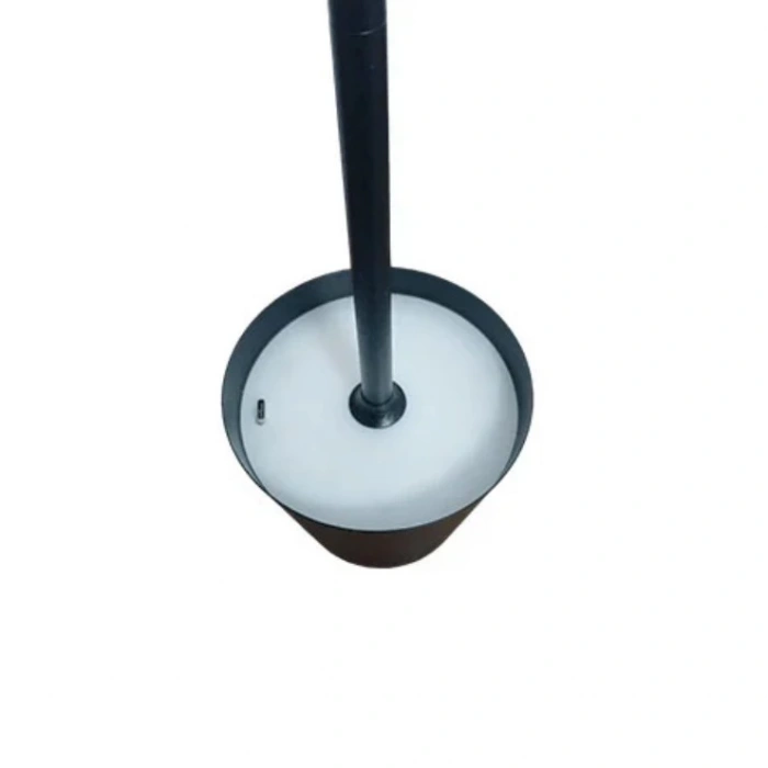 CATA İstanbul Şarjlı Masa Lambası Dokunmatik SİYAH 3 Renk Işık Beyaz-Günışığı-Amber