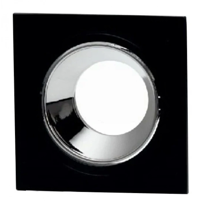 CATA Jaguar Siyah-Platin Kare Sıva Altı Spot GU-10 Duylu (Ampulsüz)