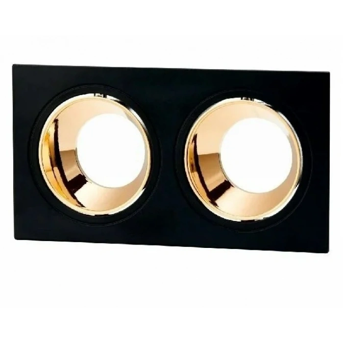 CATA Jaguar Siyah-Rose Kare Sıva Altı Spot 2xGU-10 Duylu (Ampulsüz)