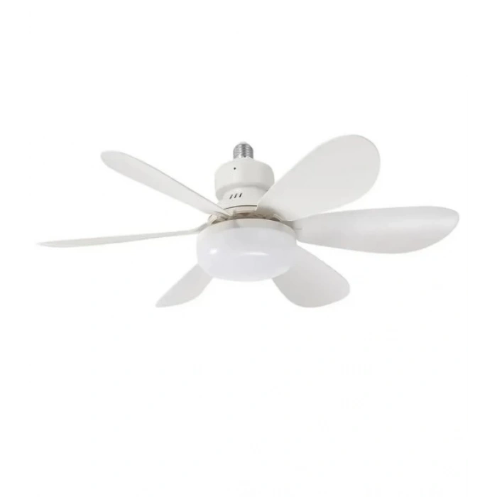 CATA Lodos Fan 62w Ledli E-27 Duy a Takılabilen 6 Kanatlı Kumandalı Tavan Vantilatörü