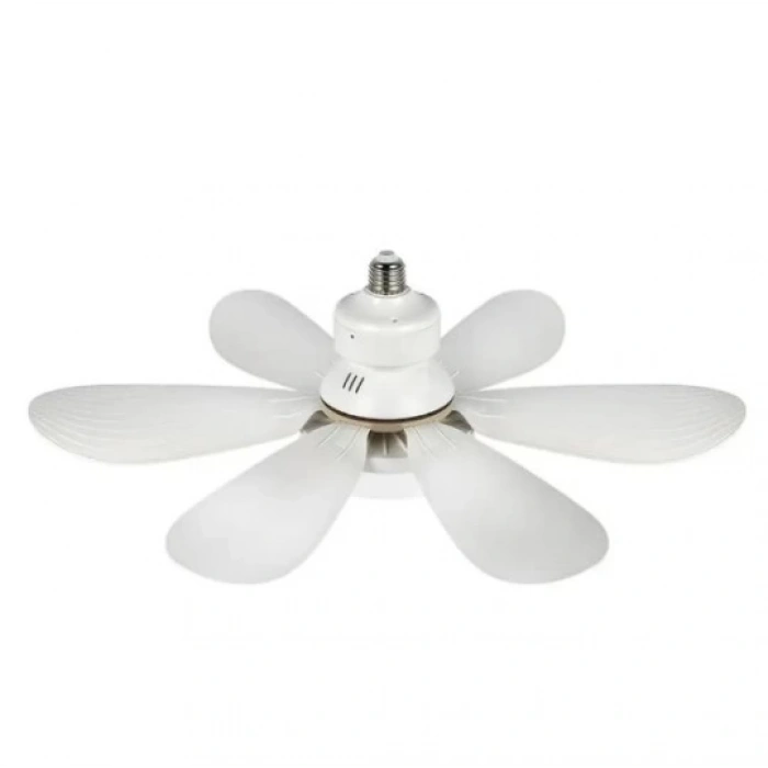 CATA Lodos Fan 62w Ledli E-27 Duy a Takılabilen 6 Kanatlı Kumandalı Tavan Vantilatörü