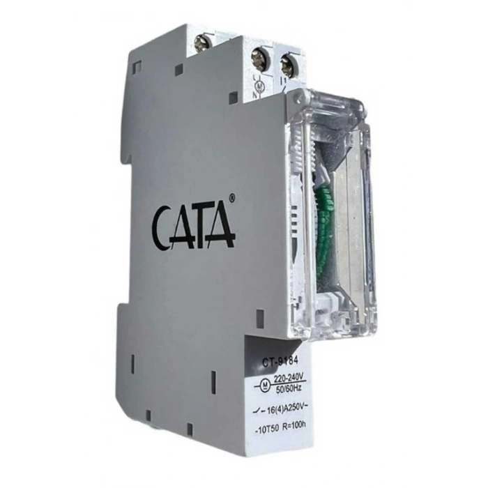 CATA Otomat Tipi Zaman Saati 100 Saat Rezervli Zaman Rolesi