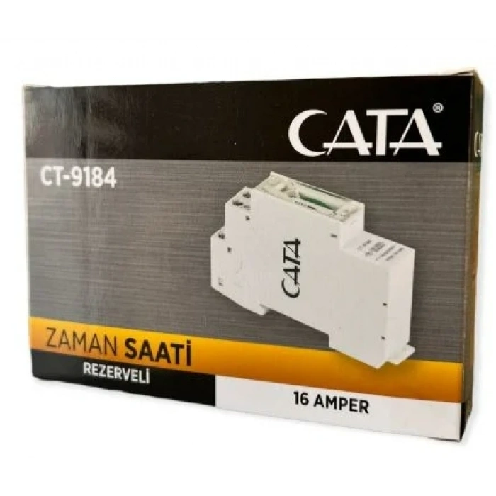 CATA Otomat Tipi Zaman Saati 100 Saat Rezervli Zaman Rolesi