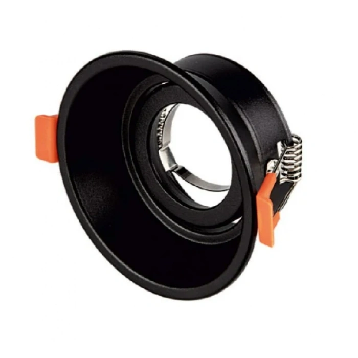 CATA Panter Siyah Yuvarlak Sıva Altı Spot GU-10 Duylu (Ampulsüz)