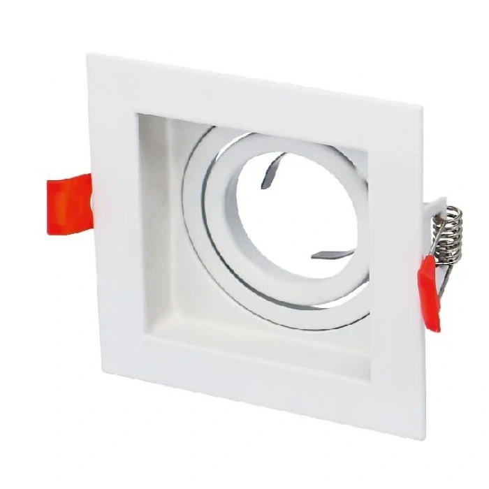 CATA Pars Beyaz Kare Sıva Altı Spot GU-10 Duylu (Ampulsüz)