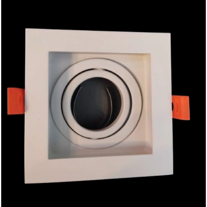 CATA Pars Beyaz Kare Sıva Altı Spot GU-10 Duylu (Ampulsüz)