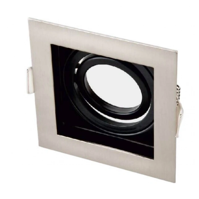 CATA Pars Satin-Siyah Kare Sıva Altı Spot GU-10 Duylu (Ampulsüz)