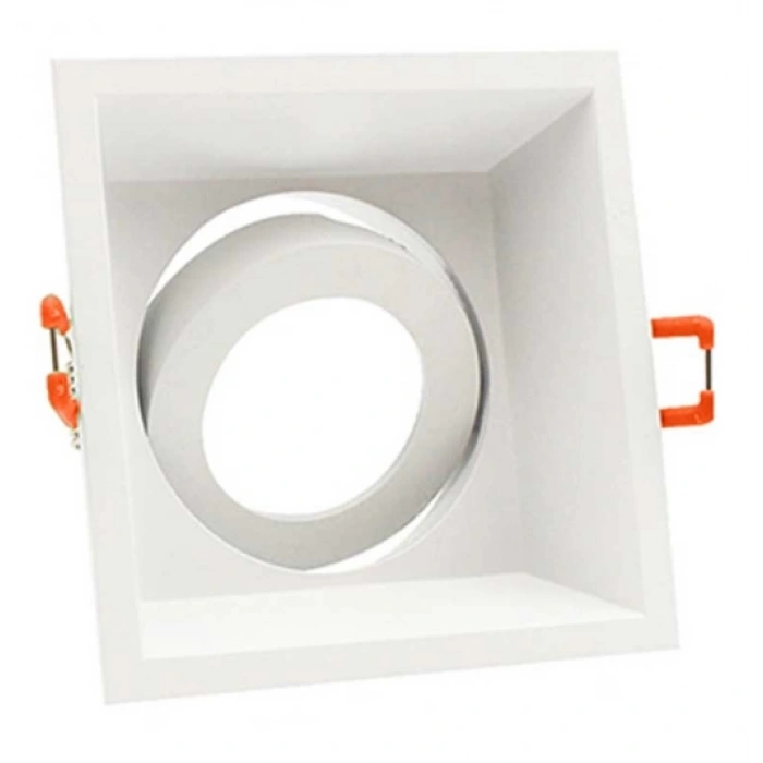 CATA Puma Beyaz Kare Sıva Altı Spot GU-10 Duylu (Ampulsüz)