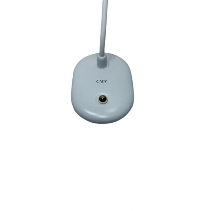 CATA Şarjlı Ledli BERLİN Masa Lambası BEYAZ 3 Renk Işık Abajur (Beyaz 6500k / Kırık Beyaz 4000k / Günışığı (Sarı)3200k)