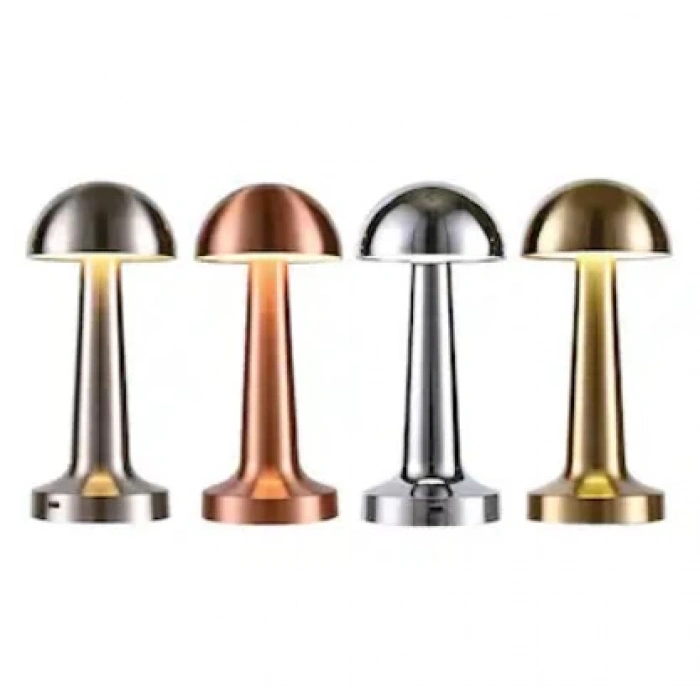 CATA Şarjlı Ledli LİZBON Masa Lambası 3 Renk Işık Abajur