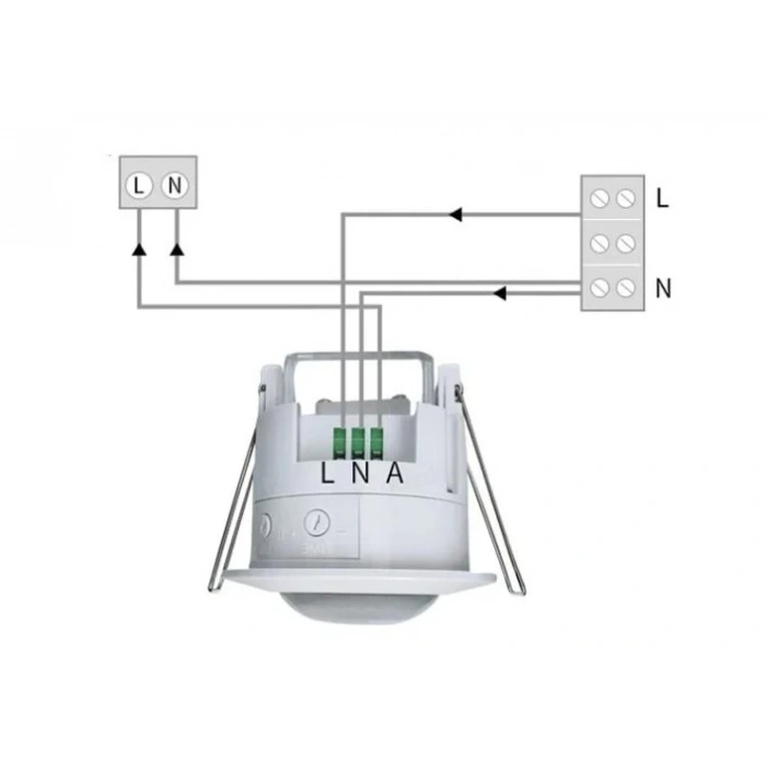 CATA Sıva Altı Hareket Sensörü 360 Derece Görüş Açılı 600 Watt
