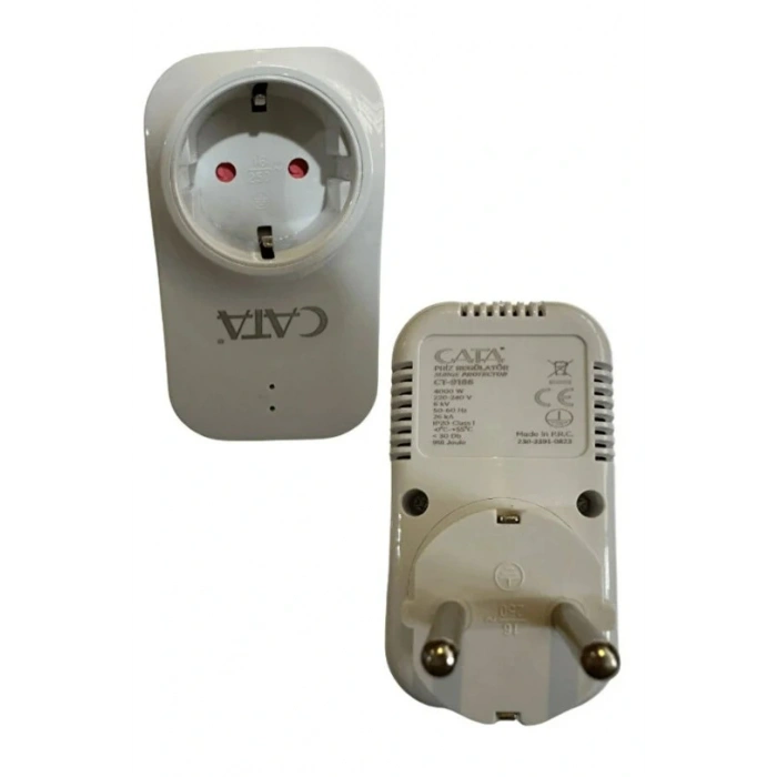 CATA Tekli Akım Korumalı Priz 220-240V Arası