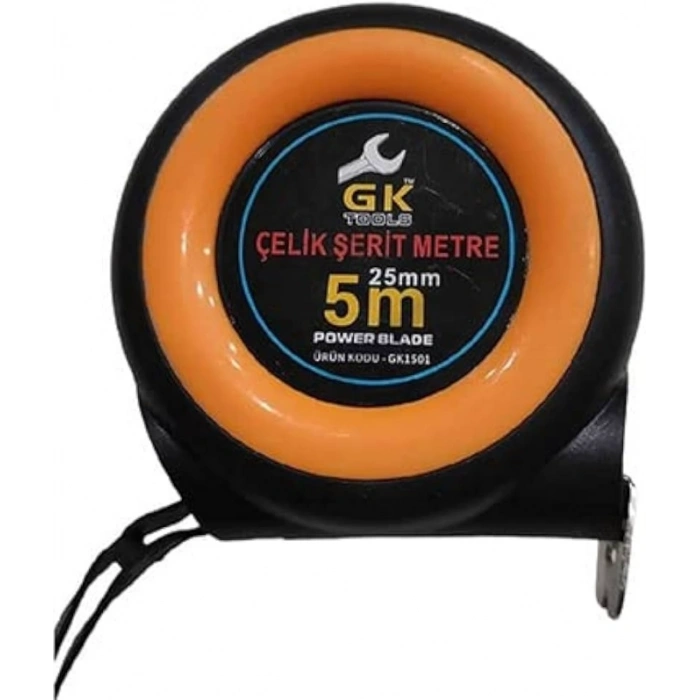 DMAX 5mt Profesyonel Çelik Şerit Metre 25mm (5 Metrelik Şerit Metre)