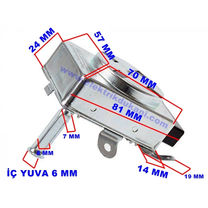ÇETİNLER Piliç Çevirme Motoru 220V 6W