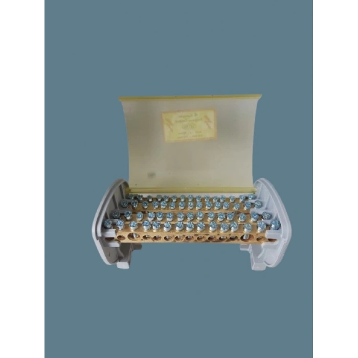 ÇETSAN 3 FAZ 1 NÖTÜR 2+13 DELİKLİ FAZ DAĞITIM BARASI