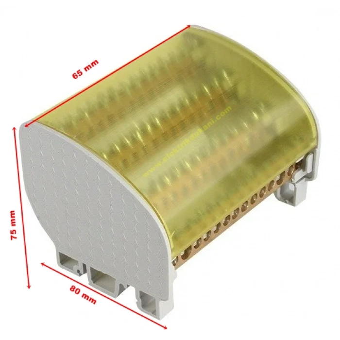 ÇETSAN 3 Faz 1 Nötür 2+5 Delikli Faz Dağıtım Barası