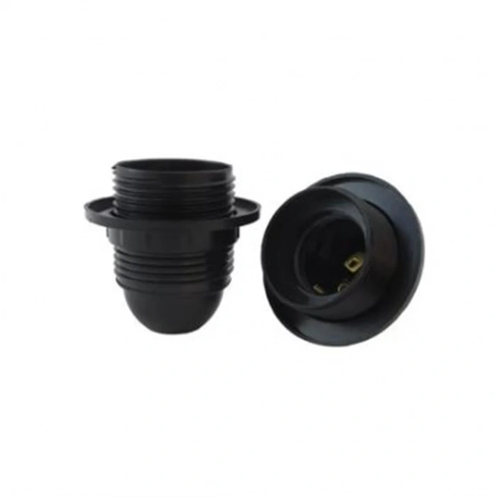 ÇETSAN İtalyan Duy E-27 Tam Diş Siyah Avize Duyu