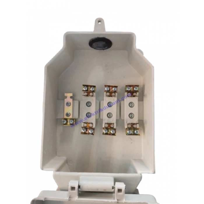 ÇETSAN NH00 Üç Fazlı Trifaze Polyester Kofre Kutusu Buşonlu (3x160A)