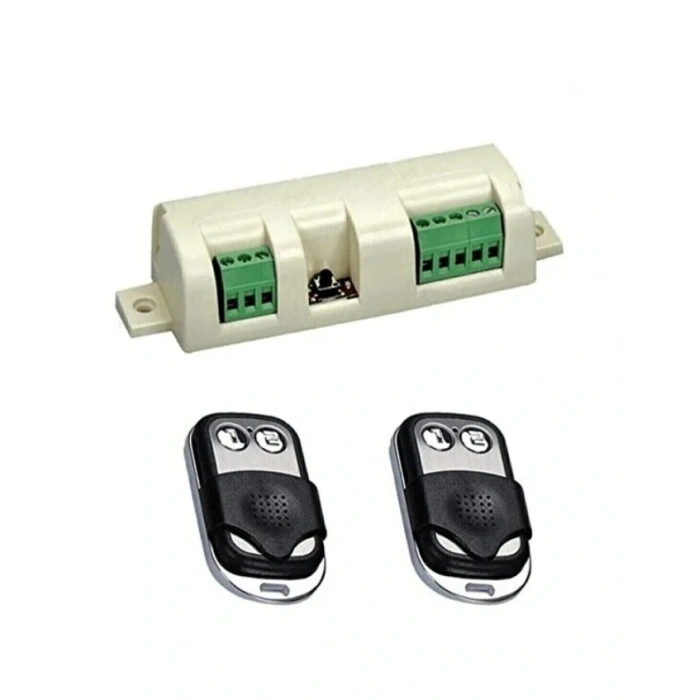 CUPPON Kumandalı Otomatik Garaj Kapısı ve Kepenk Kumanda Alıcı Sistemi + 2 Kumandalı (Kumanda Kartı)