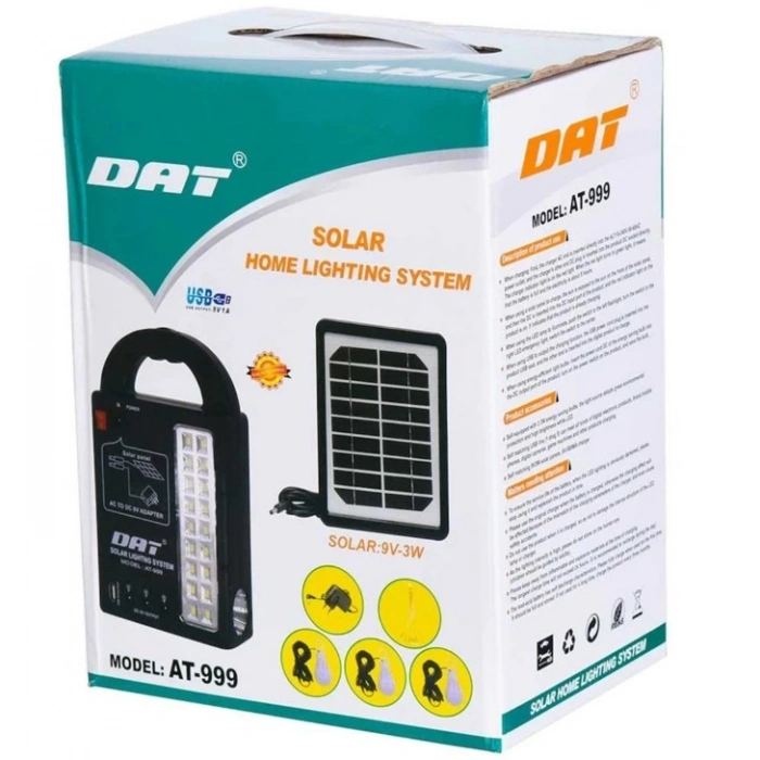 DAT 3 Ampullü Solar Kamp Seti Solar Set