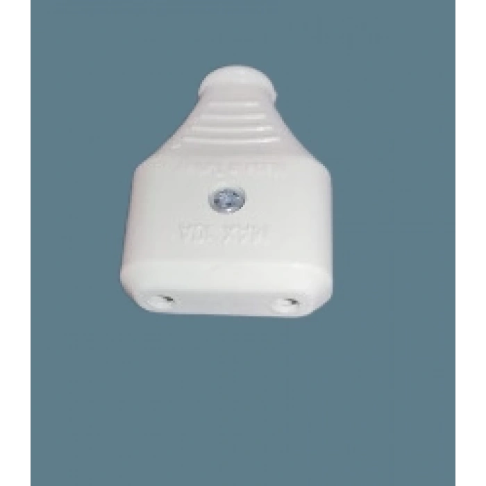 DEPA Topraksız Yassı Dişi Fiş İnce Beyaz