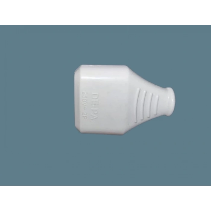 DEPA Topraksız Yassı Dişi Fiş İnce Beyaz