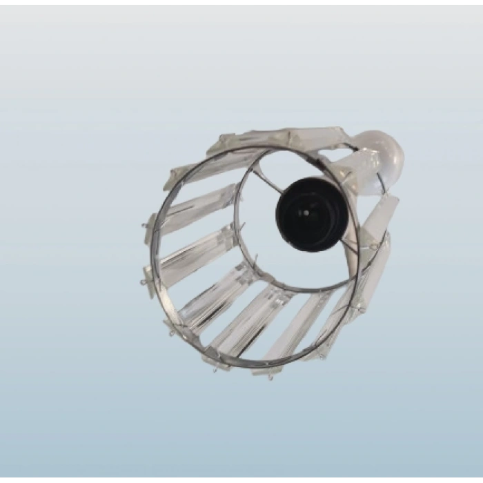 DMR Kristal Taşlı Yuvarlak Tekli Avize E-27