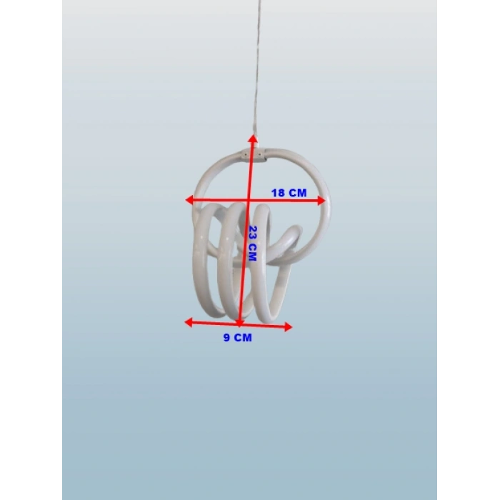 DMR Sarmal İmza Sarkıt Led Avize BEYAZ Kasa Üç Renk 6500k/4000k/3000k (Beyaz /Ilık Beyaz/Sarı (Günışığı))