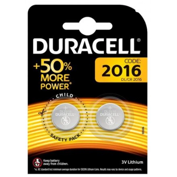 DURACELL CR-2016 3V Araç Kumandası Pili (1 Adet Fiyatıdır)