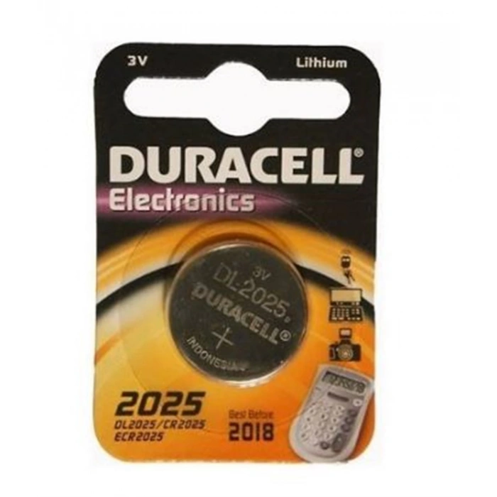 DURACELL CR-2025 3V ARABA KUMANDA PİLİ (1 ADET FİYATI)