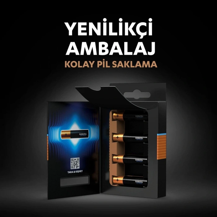 DURACELL İNCE PİL OPTİMUM AAA ALKALİNE (1 ADET FİYATI)