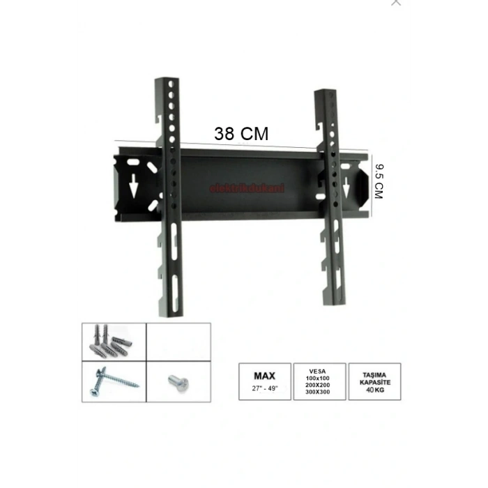 Duvar TV Askı Aparatı 27-49 (68 - 125 CM)  35Lik